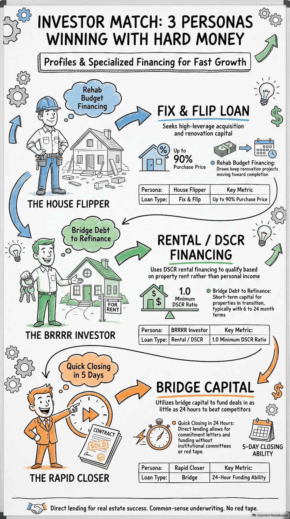 Real estate investor financial personas
